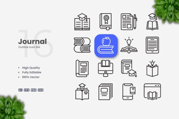 Journal Icons: Essential Graphics for Modern Design