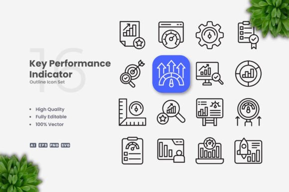 Key Performance Indicator Icons: A Designer's Stitch Test