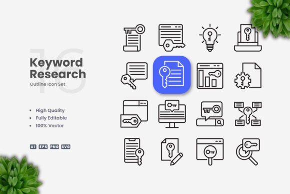 Keyword Research Icons: A Designer's Review of Modern Graphics