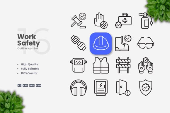 Work Safety Icons Review for Embroidery Projects